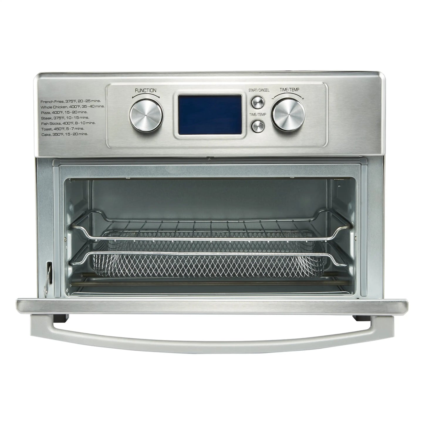 Air Fryer Toaster Oven, Stainless Steel,.