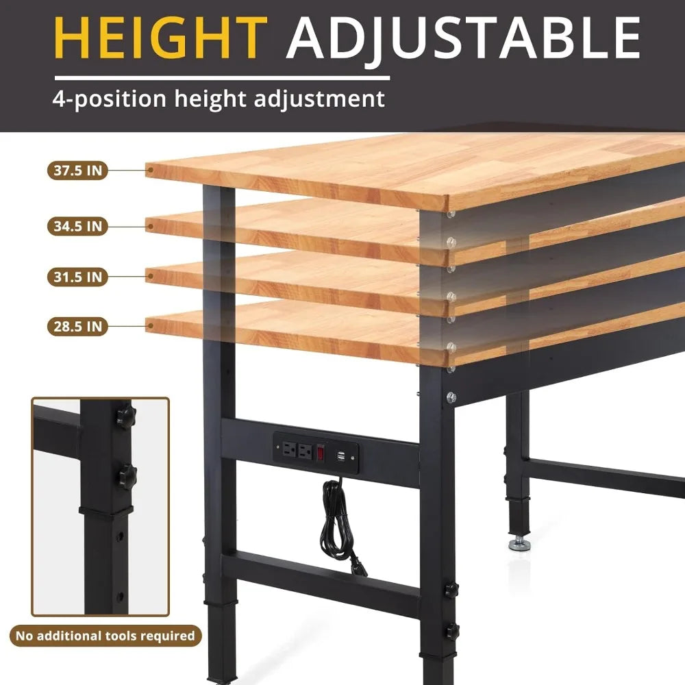 Work Bench, Height Adjustable