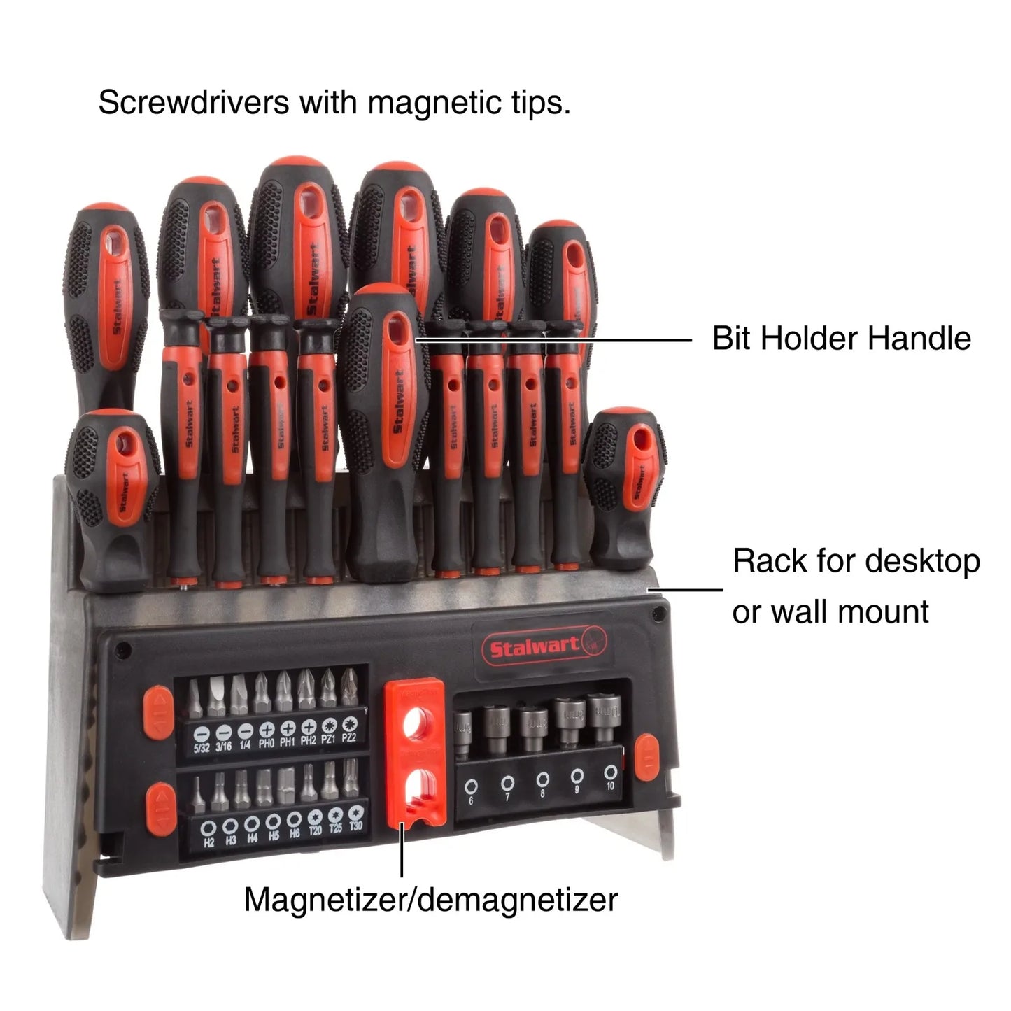 39 Piece Screwdriver and Bit Set with Magnetic Tips- Precision Kit