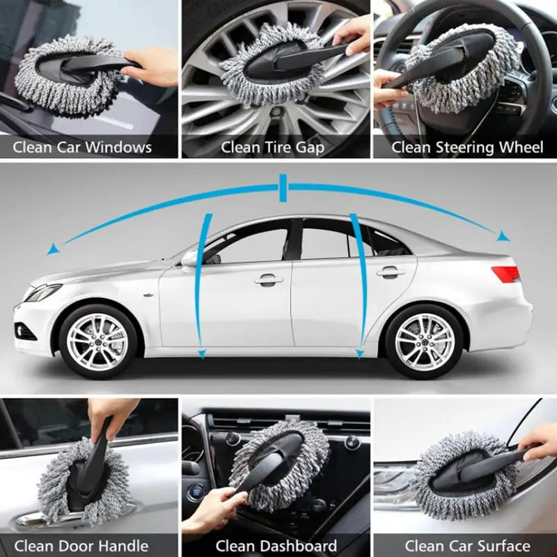 Wheel Tire Brush Set 6PCS Car Cleaning Tools