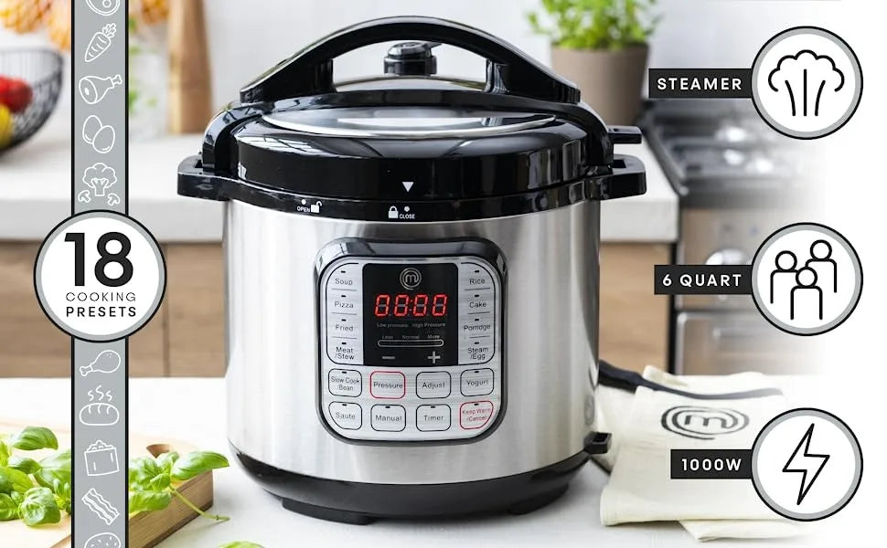 Electric Pressure Cooker 10 in 1 Multifunctional, Slow Cooker.