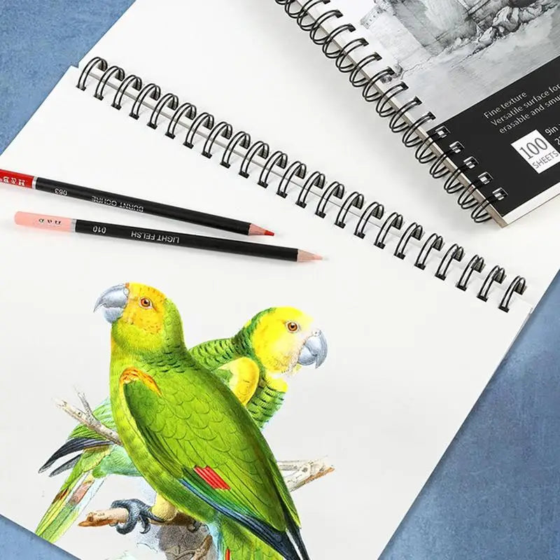 Drawing Book 9x12inch Sketching Beginners-Friendly Notebook