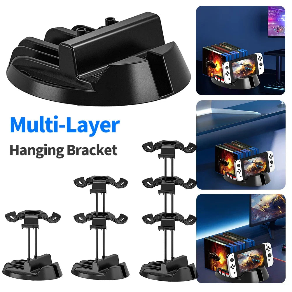 1/2/3 Tier Game Controller Stand&Headphone Holder