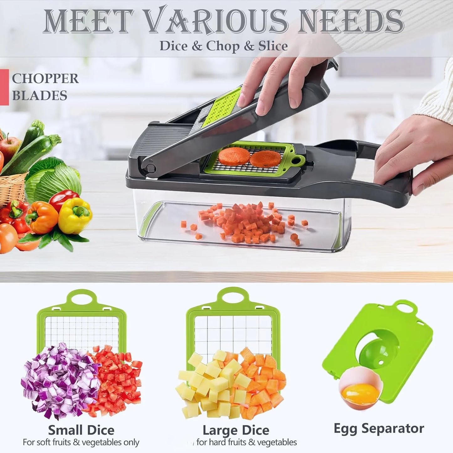 16-in-1 Vegetable Chopper w/Container