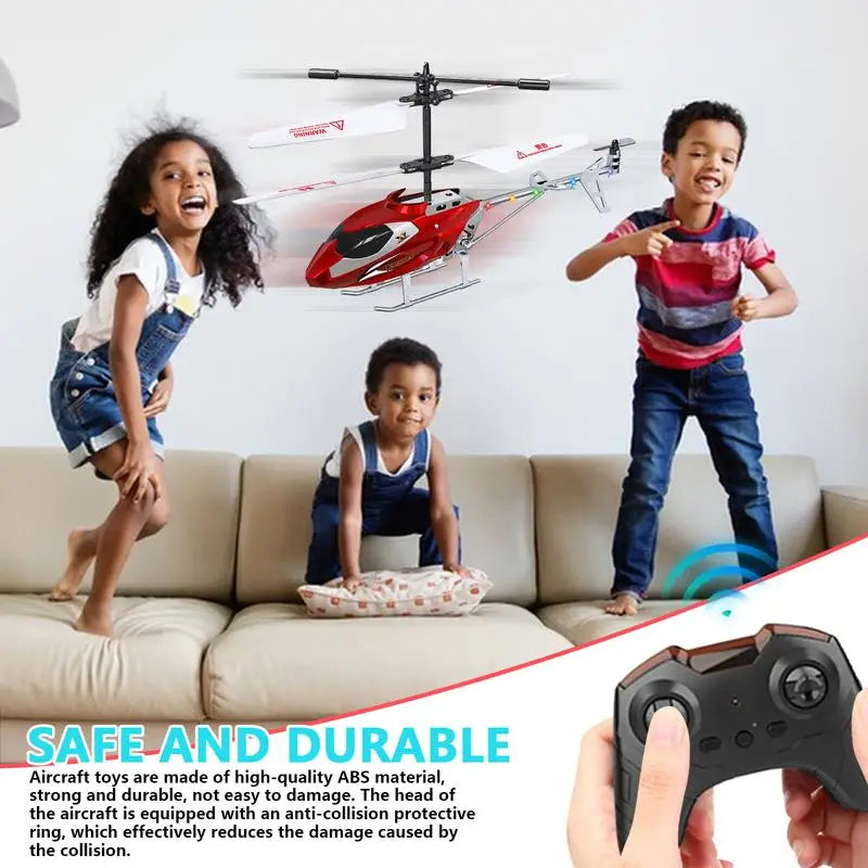 RC Helicopter With 1-Key TakeOff/Landing Fall Resistant Remote