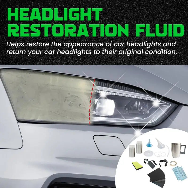 Headlamp Cleaning Restores Brightness