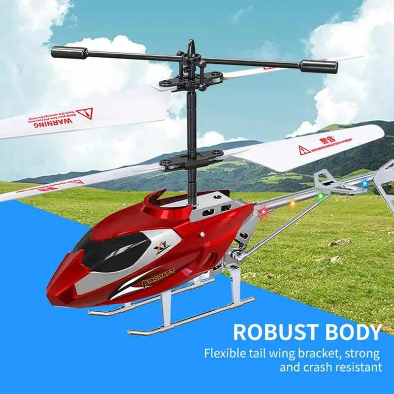 RC Helicopter With 1-Key TakeOff/Landing Fall Resistant Remote