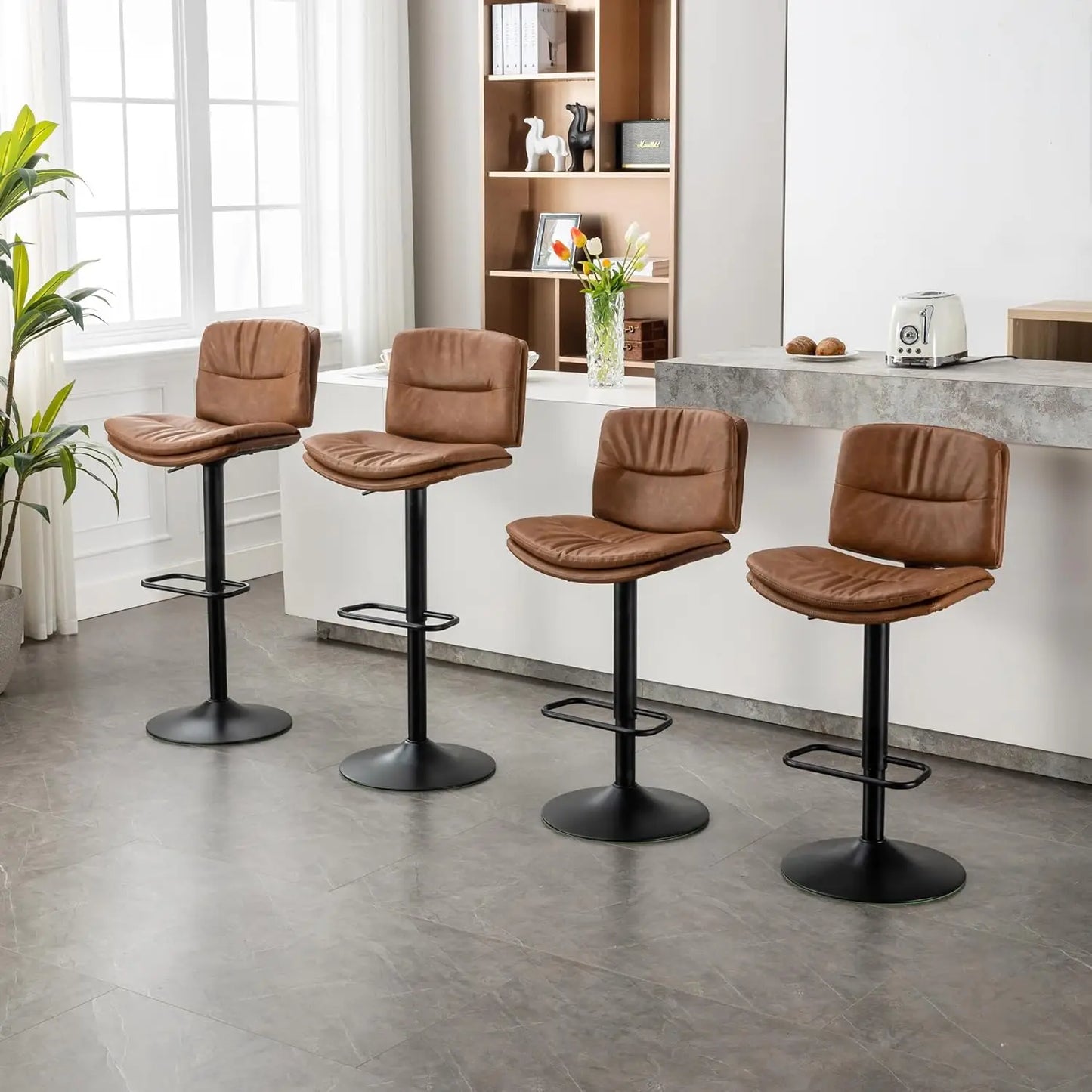 Swivel Bar Stools Set of 4