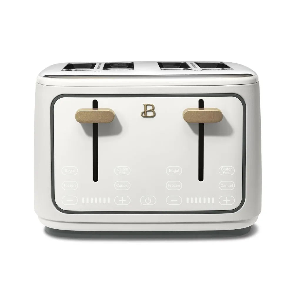 4 Slice Toaster, White