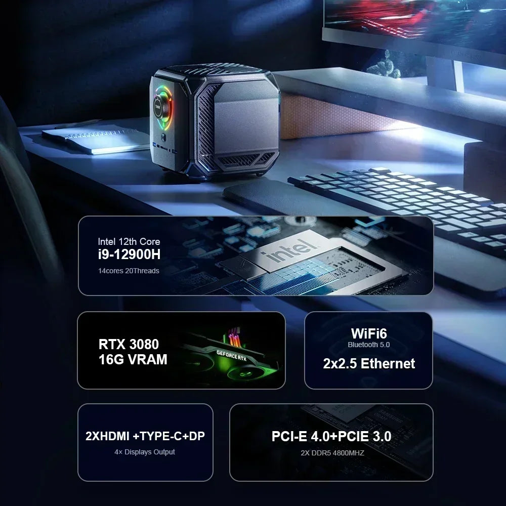 Mini PC Intel Core i9 12900H i7 12700H