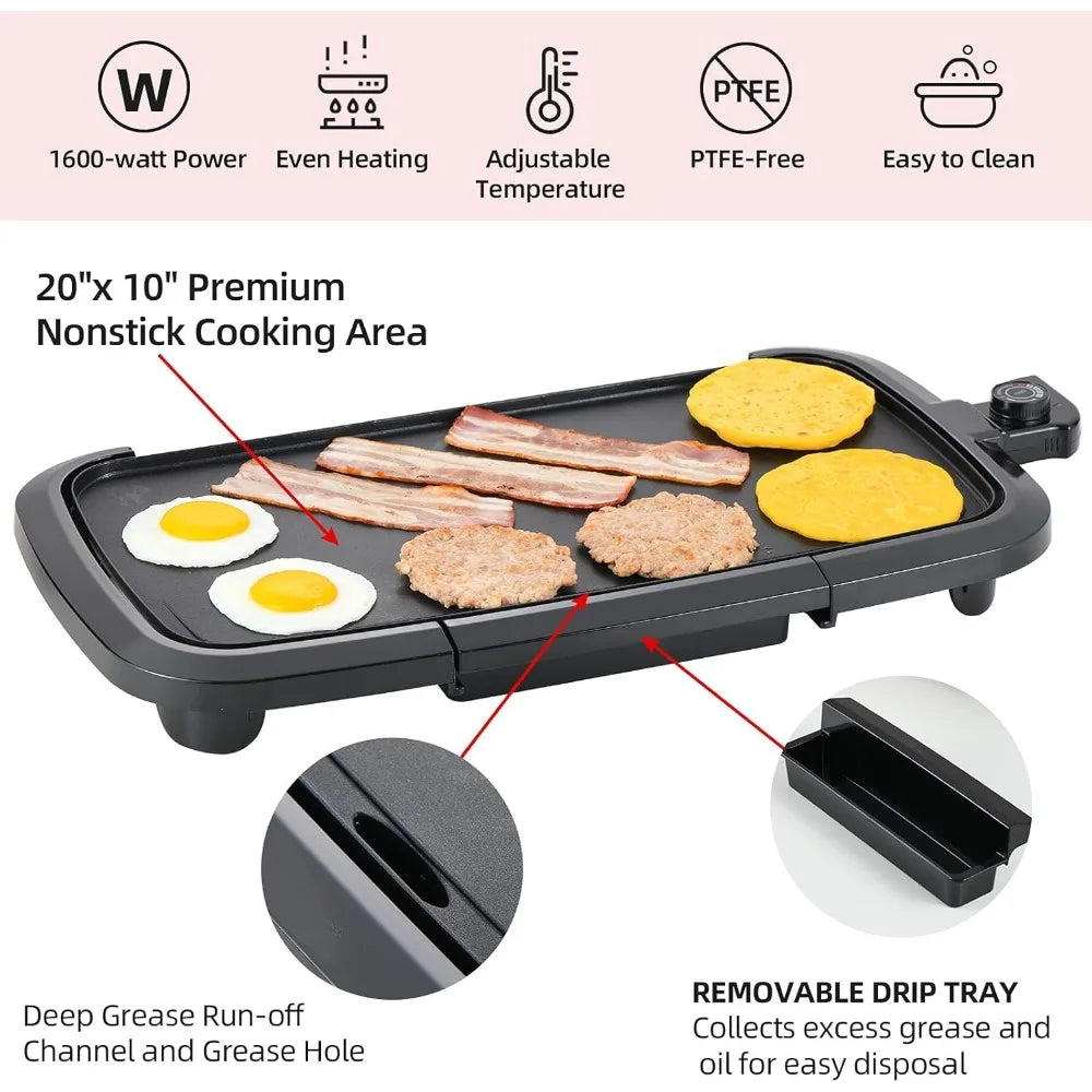 Electric Griddles, 22 inch