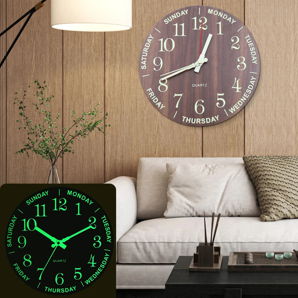 12 Inch Luminous Wall Clock