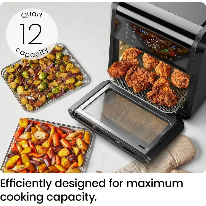 Chefman 12-Quart 6-in-1 Air Fryer Oven with Digital Timer, and 12 Presets