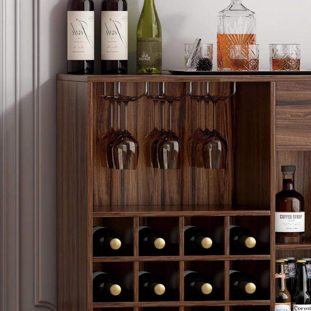 Rustic Liquor Bar Cabinet