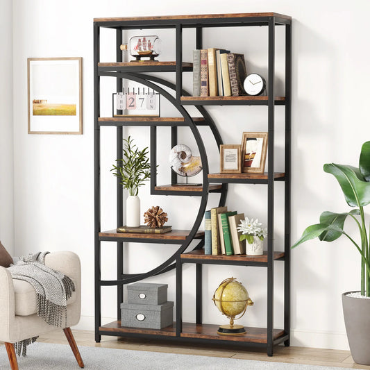 Industrial 5 Tier Bookcase