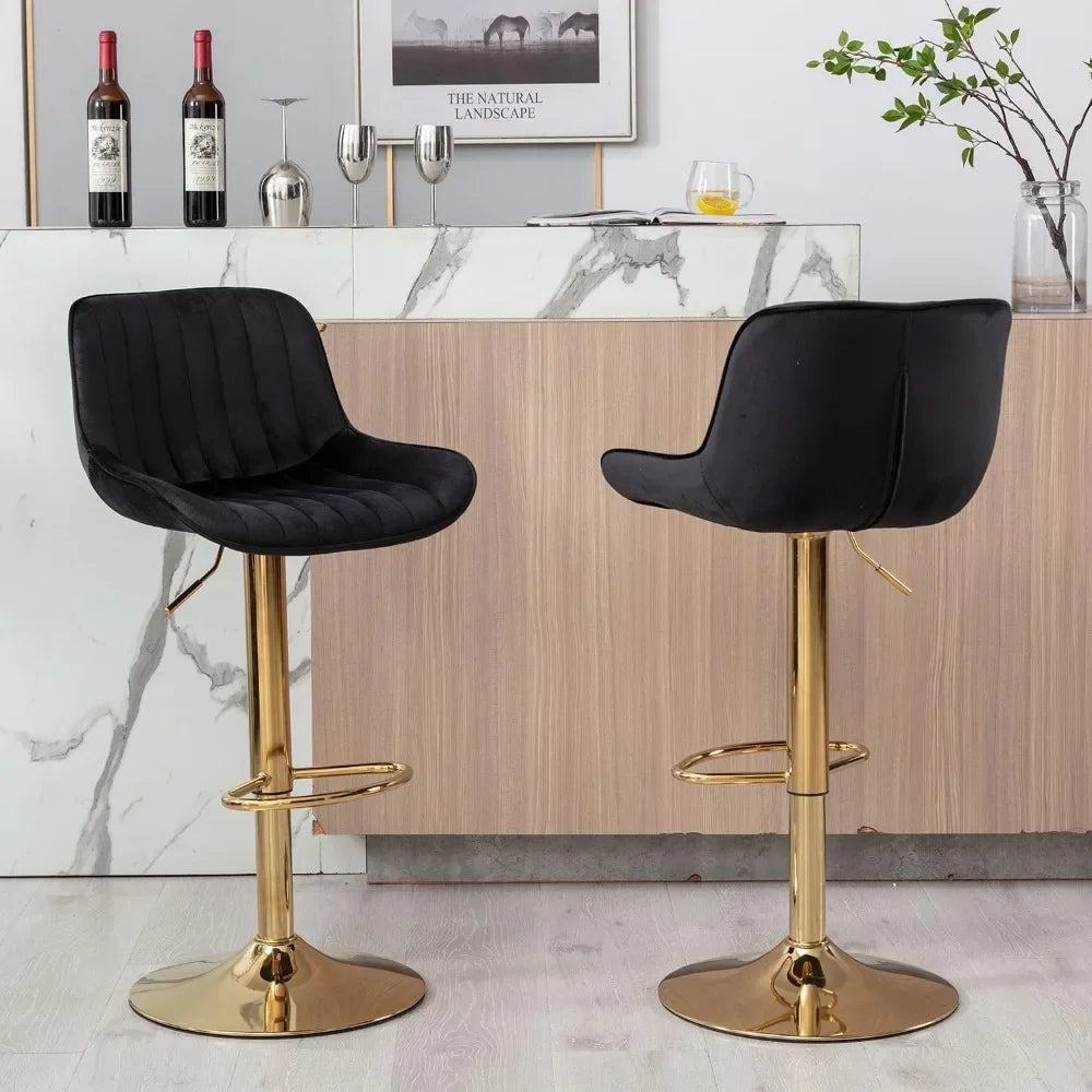 Adjustable Swivel Bar Stools Set of 4