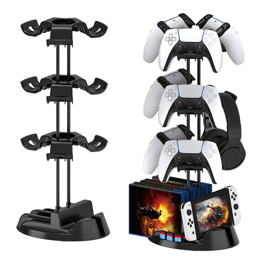 1/2/3 Tier Game Controller Stand&Headphone Holder