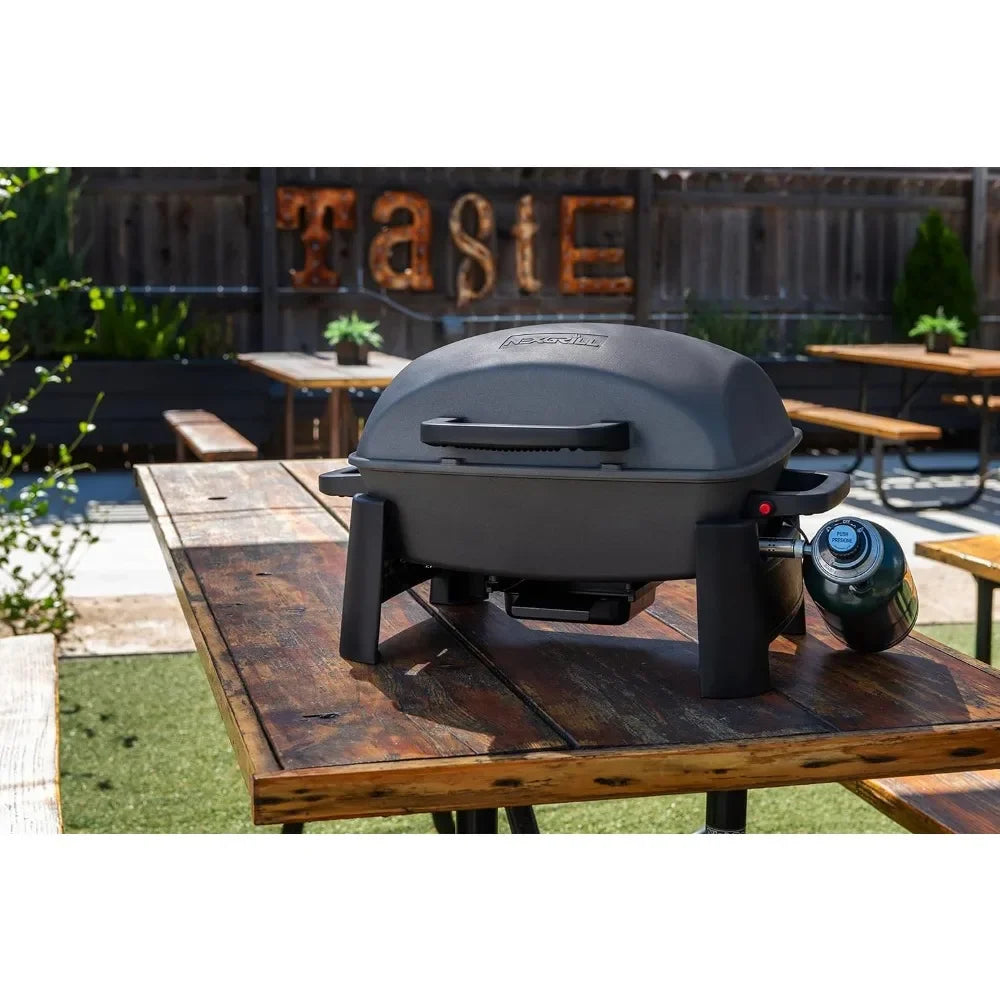 BBQ Grill, 1-Burner Portable Propane Gas Grills,