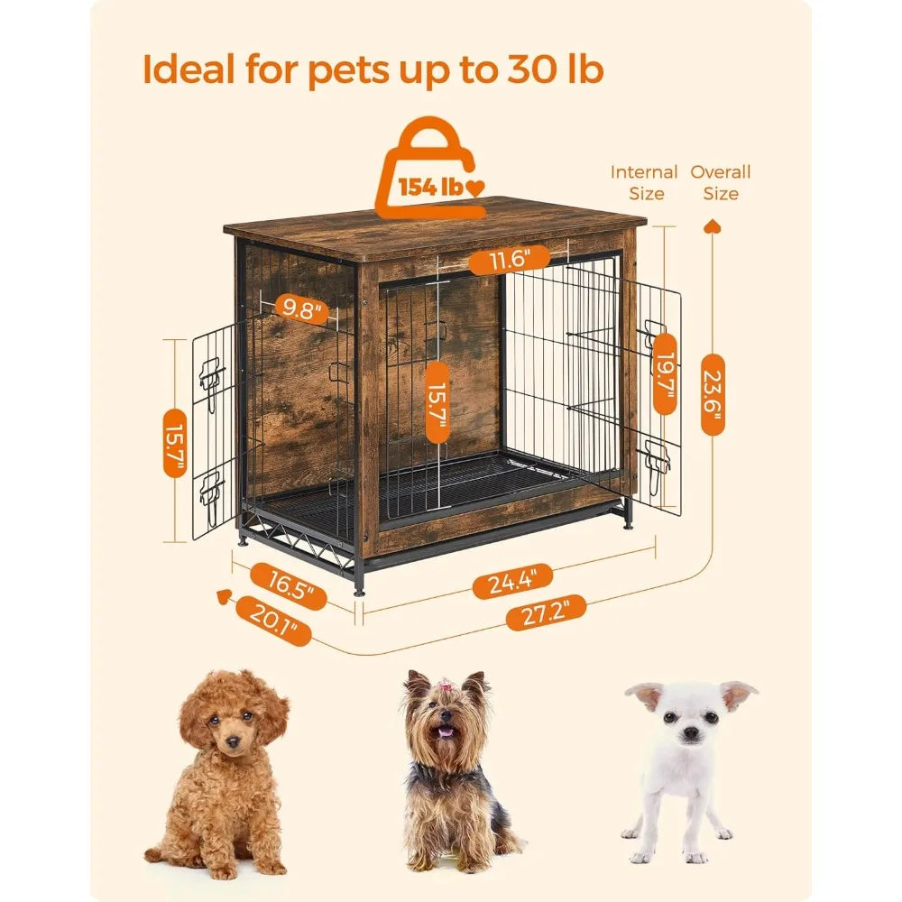 Dog Crate Furniture, Side End Table.