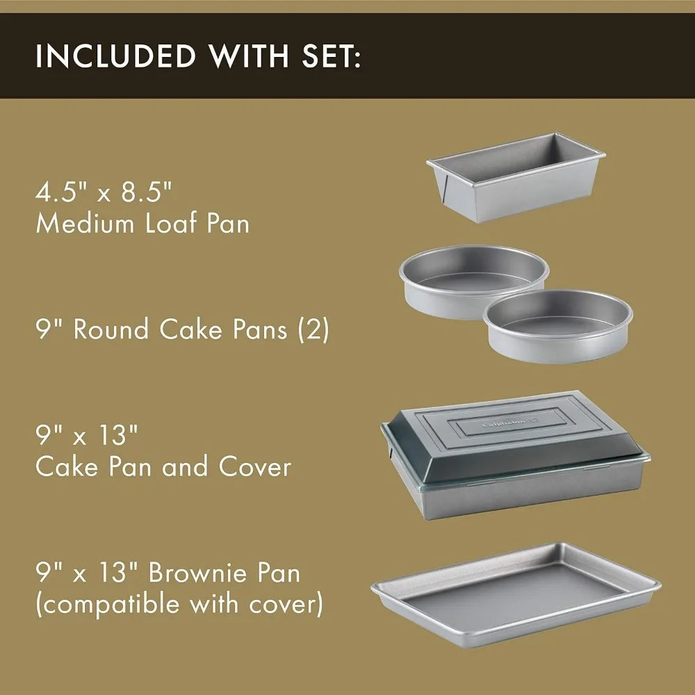 Nonstick Bakeware Set, 10-Piece Set