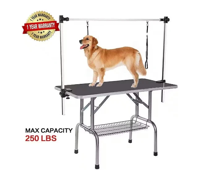 US 32"/36in./46in Dog Grooming Table Adjustable Pet Cat Grooming Table.