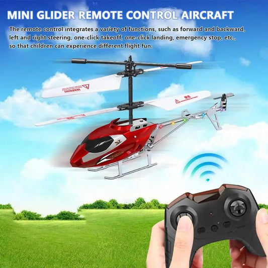 RC Helicopter With 1-Key TakeOff/Landing Fall Resistant Remote