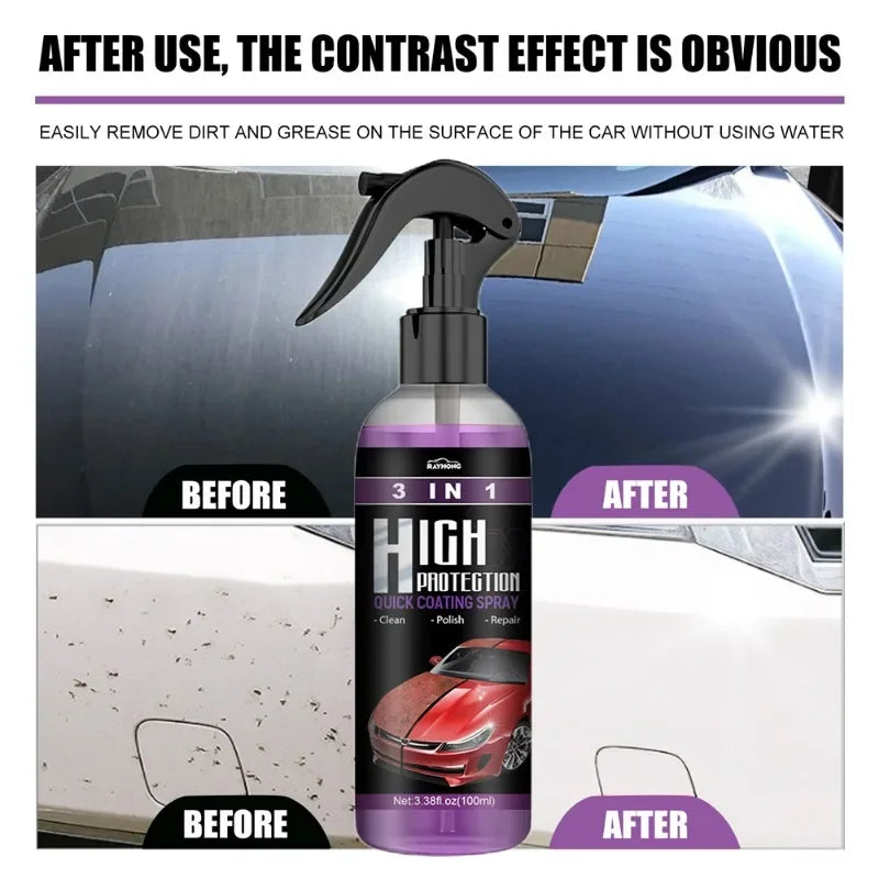 Car Body Polish/Paint Protection Wax Spray Car Accessories