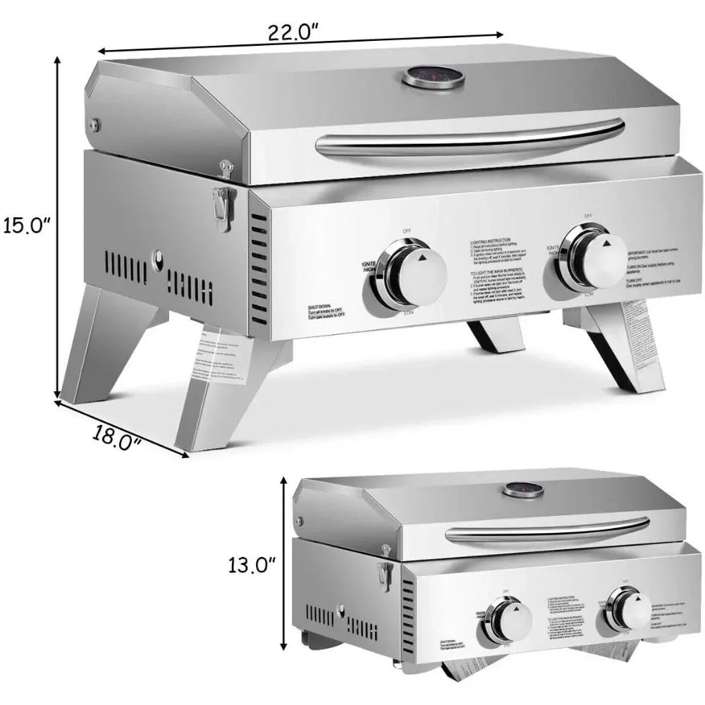 BBQ Grill, Gas Grills with 2 Burner