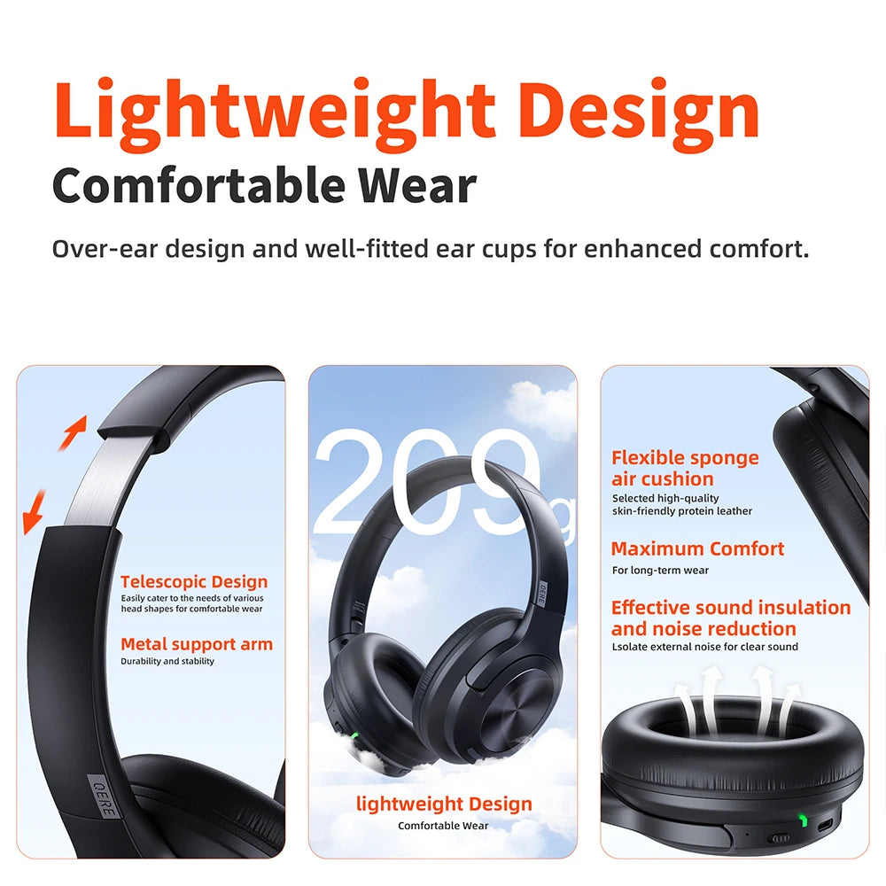 Wireless headphones  Earphone bluetooth