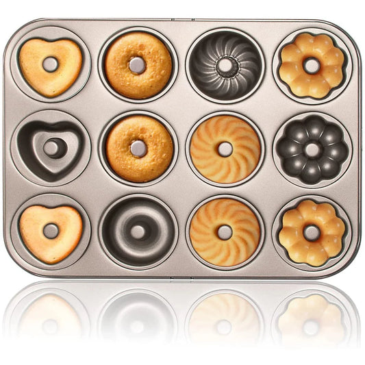 Metal Donut Mold Baking Pan Non-Stick