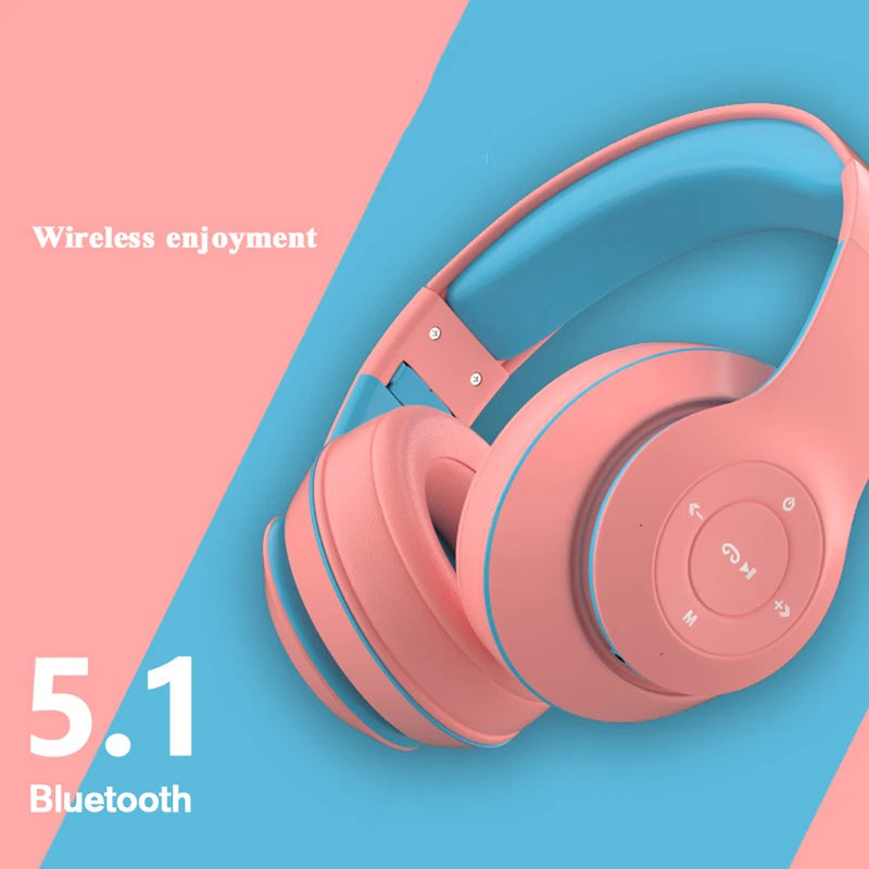 Foldable Wireless Headphones Bluetooth