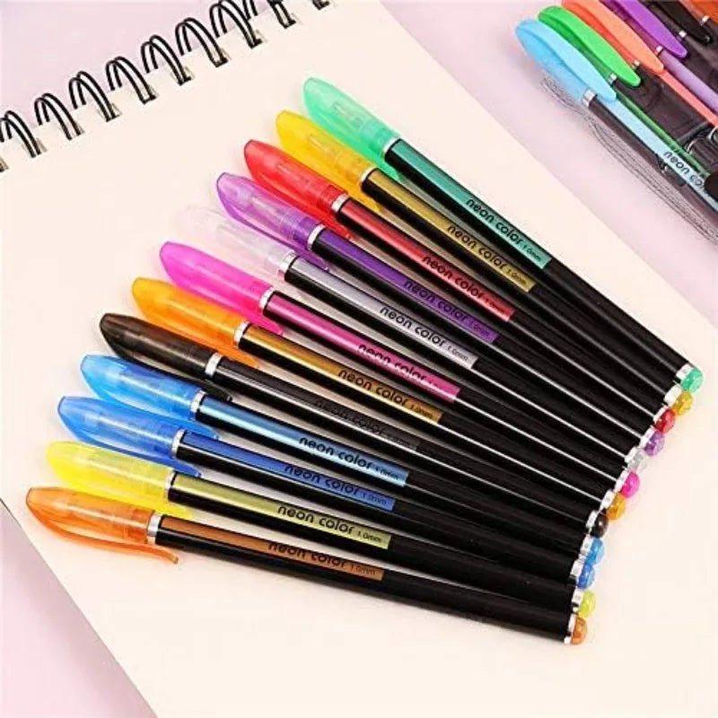 48 Color Pens Fine Tip Art Markers Set