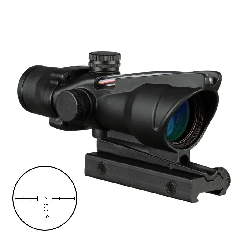 4X32 scope Real Fiber Optics Green Red Dot