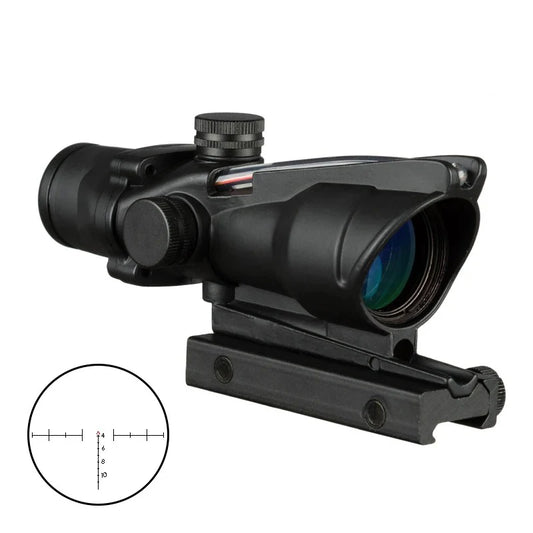 4X32 scope Real Fiber Optics Green Red Dot