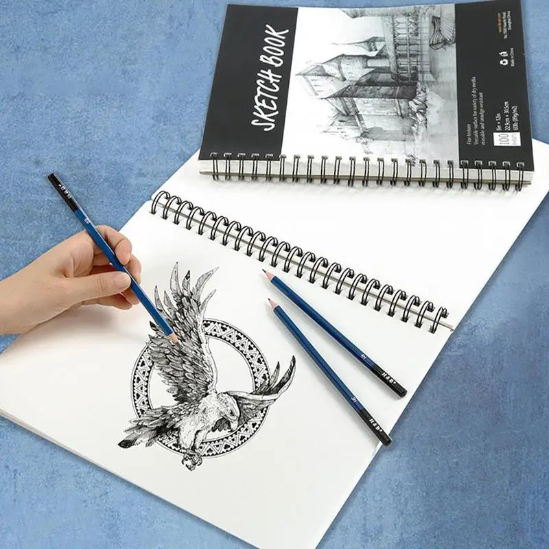 Drawing Book 9x12inch Sketching Beginners-Friendly Notebook