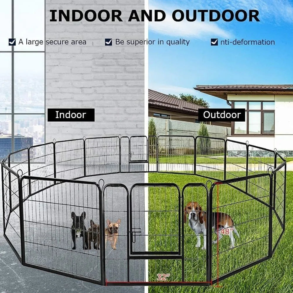 Dog Playpen Pet Dog Fence.