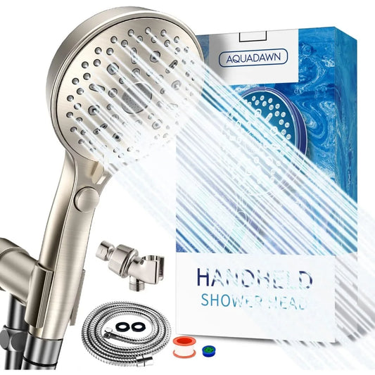 High Pressure Handheld Shower Head 11 Spray Settings.