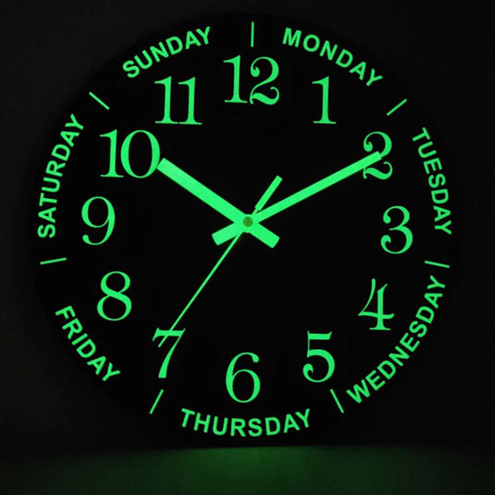 12 Inch Luminous Wall Clock