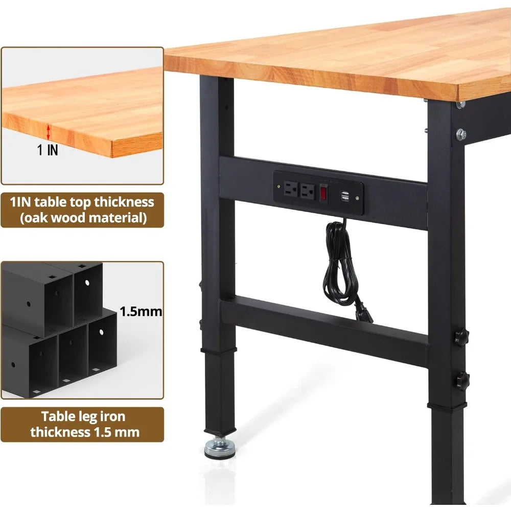 Work Bench, Height Adjustable