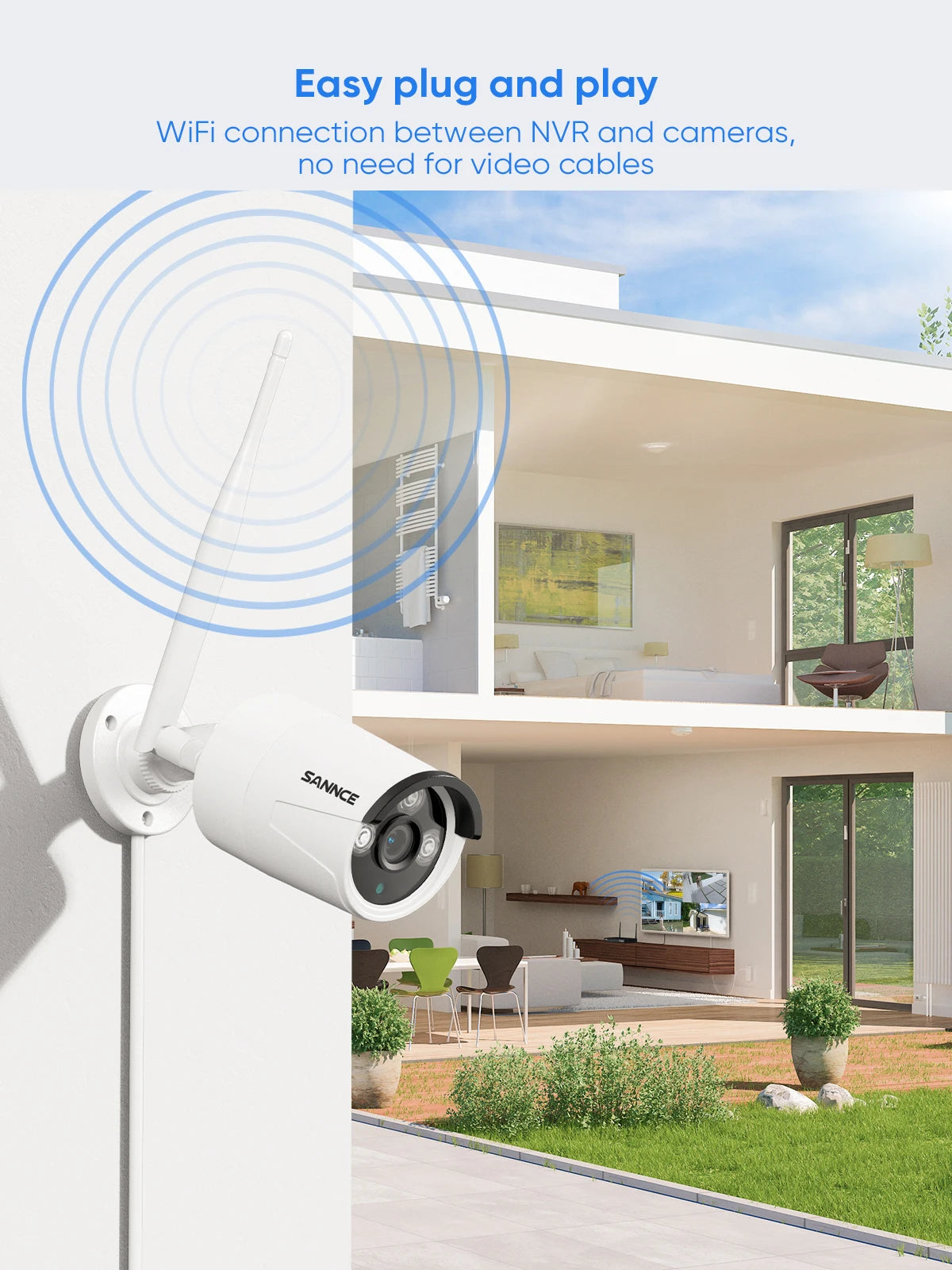 5MP WIFI Security Camera Audio Recording