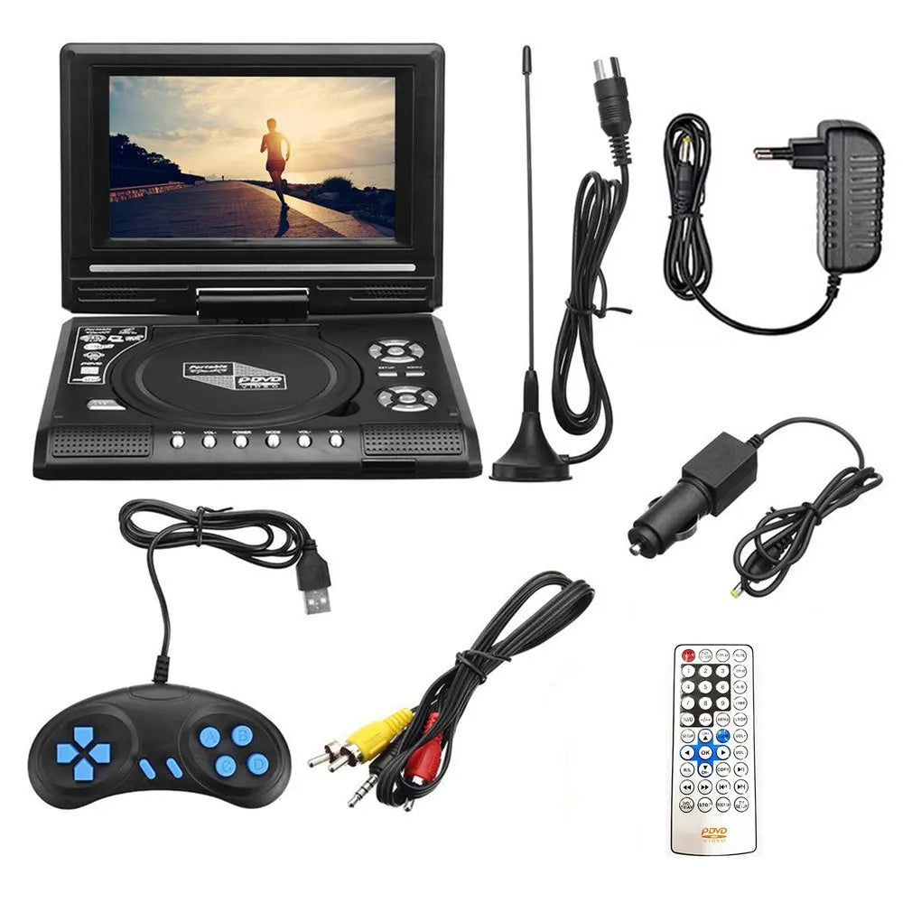 7.8 Inch High Denifition TV DVD Player Portable VCD MP3 MPEG