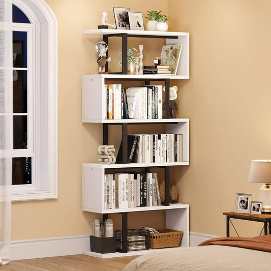 Tall Bookshelf Modern Book Shelf