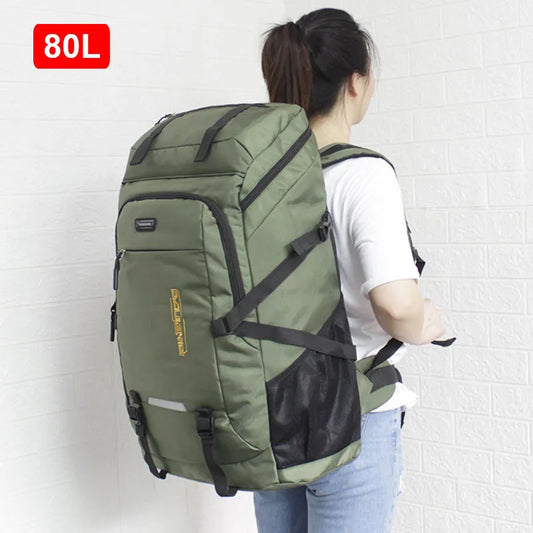 50L/80L Large Capacity Travel Backpack for Men