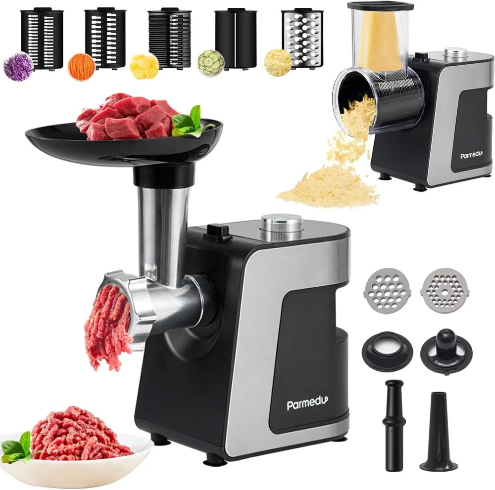 Electric Cheese Grater & Meat Grinder: