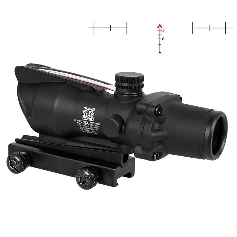 4X32 scope Real Fiber Optics Green Red Dot