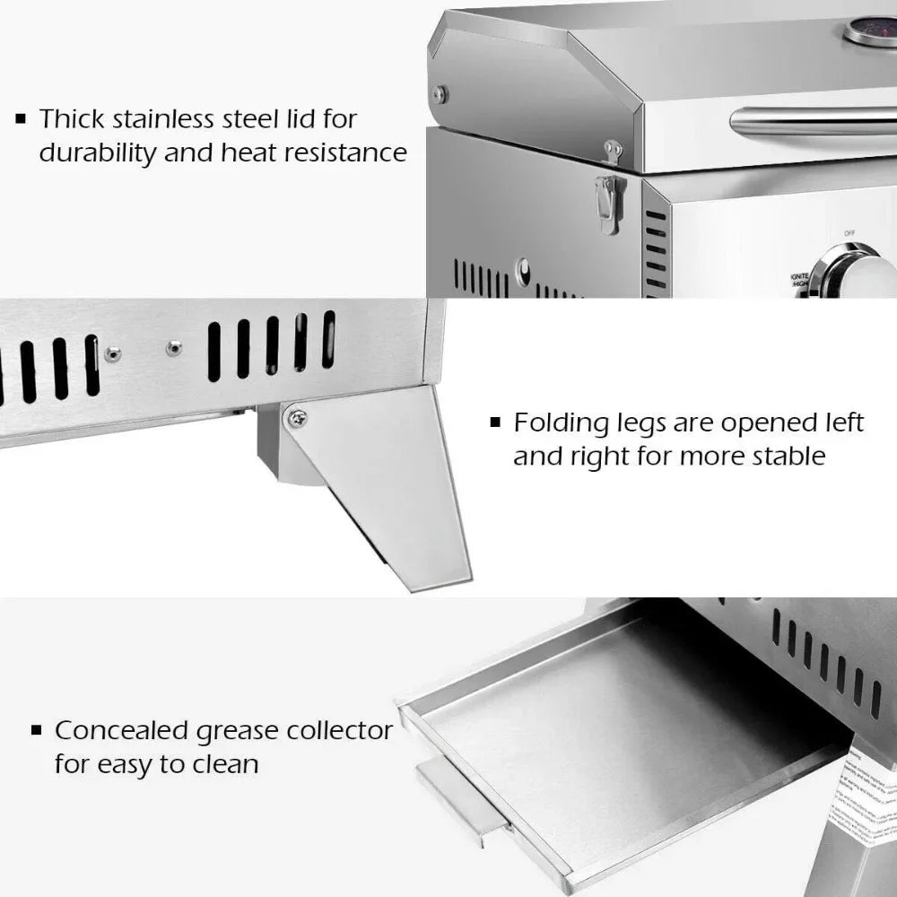 BBQ Grill, Gas Grills with 2 Burner