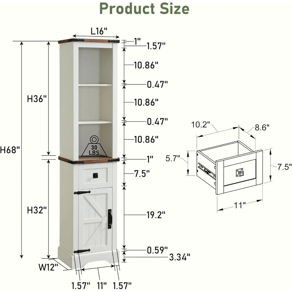 Bathroom Storage Cabinet.