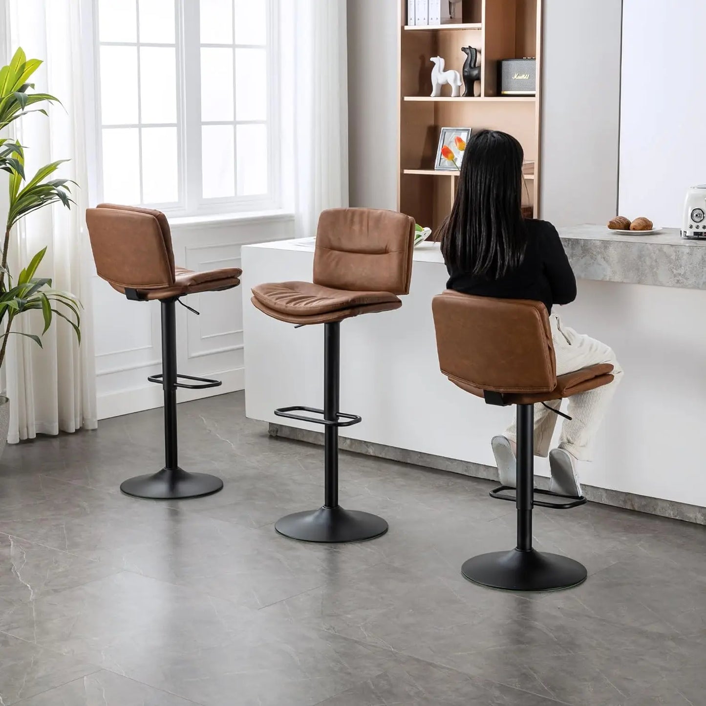 Swivel Bar Stools Set of 4