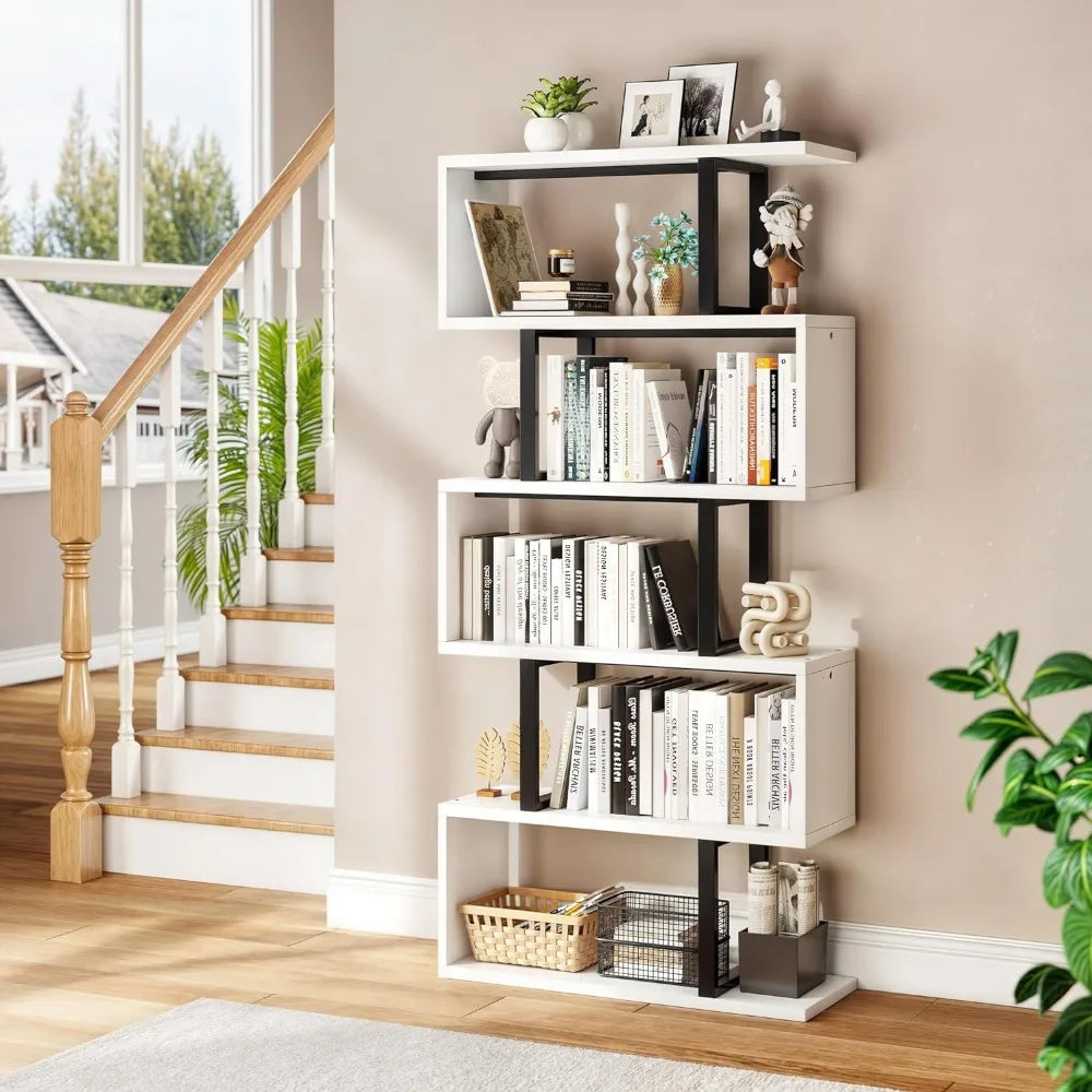 Tall Bookshelf Modern Book Shelf