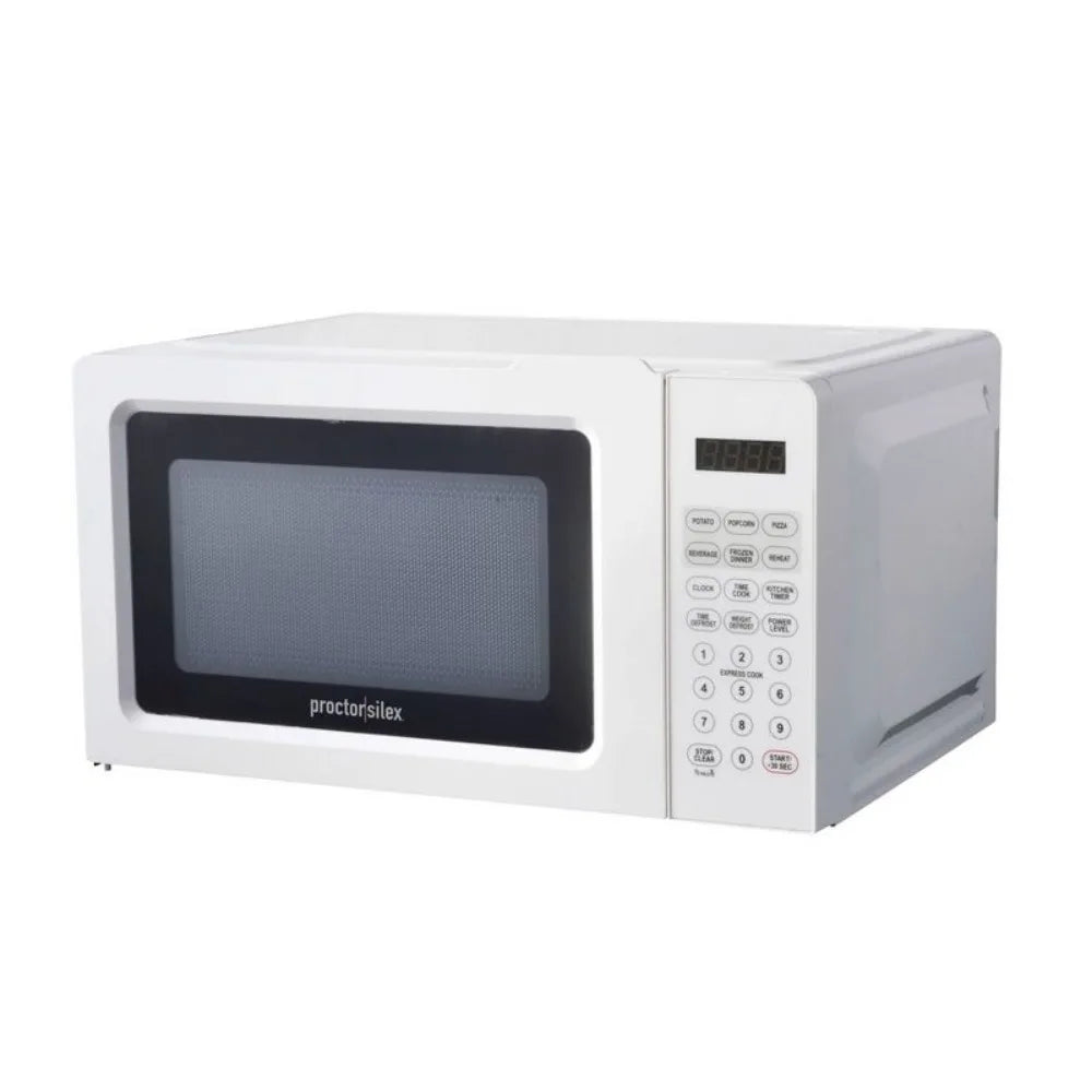 Proctor Silex 700W Countertop Microwave White